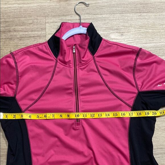 AriatTEK Bryce Cold Series Quarter-Zip Pullover – Pink & Black | Size Large - Picture 11 of 14